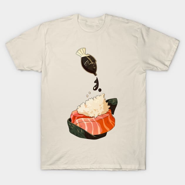 Sushi T-Shirt by Victoria Hamre